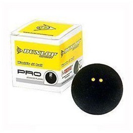 Pro Squash Ball (Double point jaune)