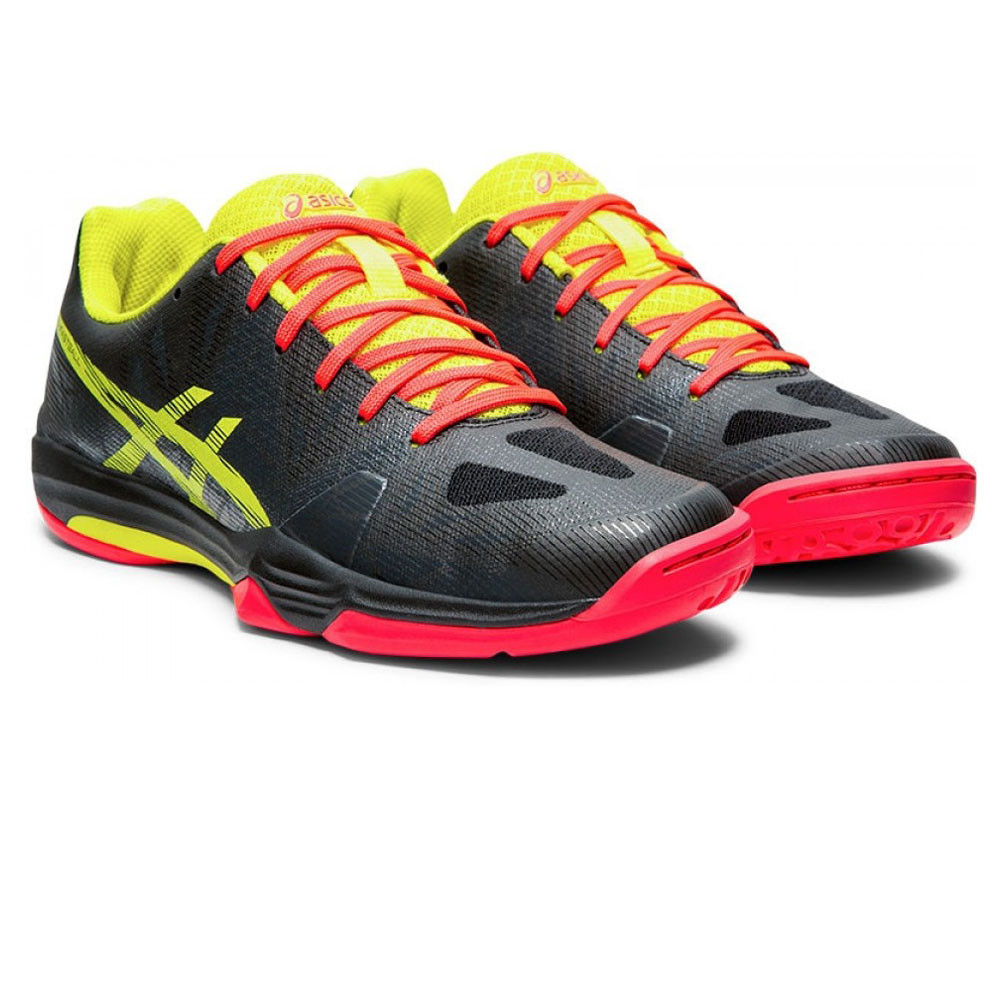 ASICS GEL FASTBALL 3 - BLACK / SOUR YUZU (FEMME)