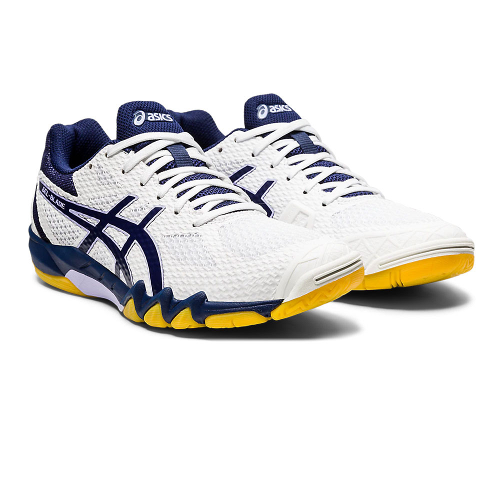 ASICS GEL BLADE 7 - WHITE / PEACOAT (FEMME)