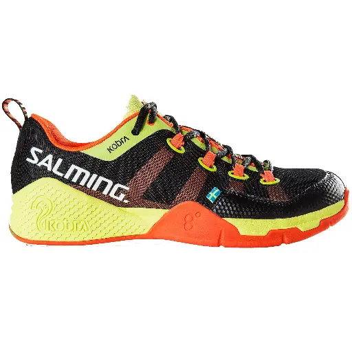 SALMING KOBRA - BLACK / SHOCK ORANGE